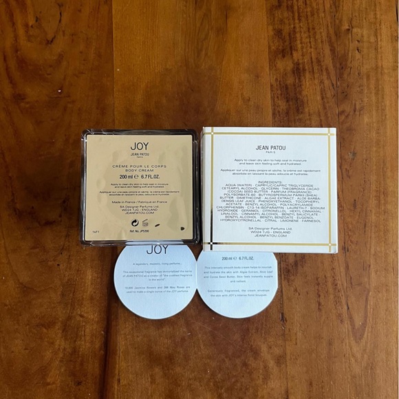 Jean Patou Joy Body Cream 200 ml / 6.7 FL.OZ - Picture 3 of 10